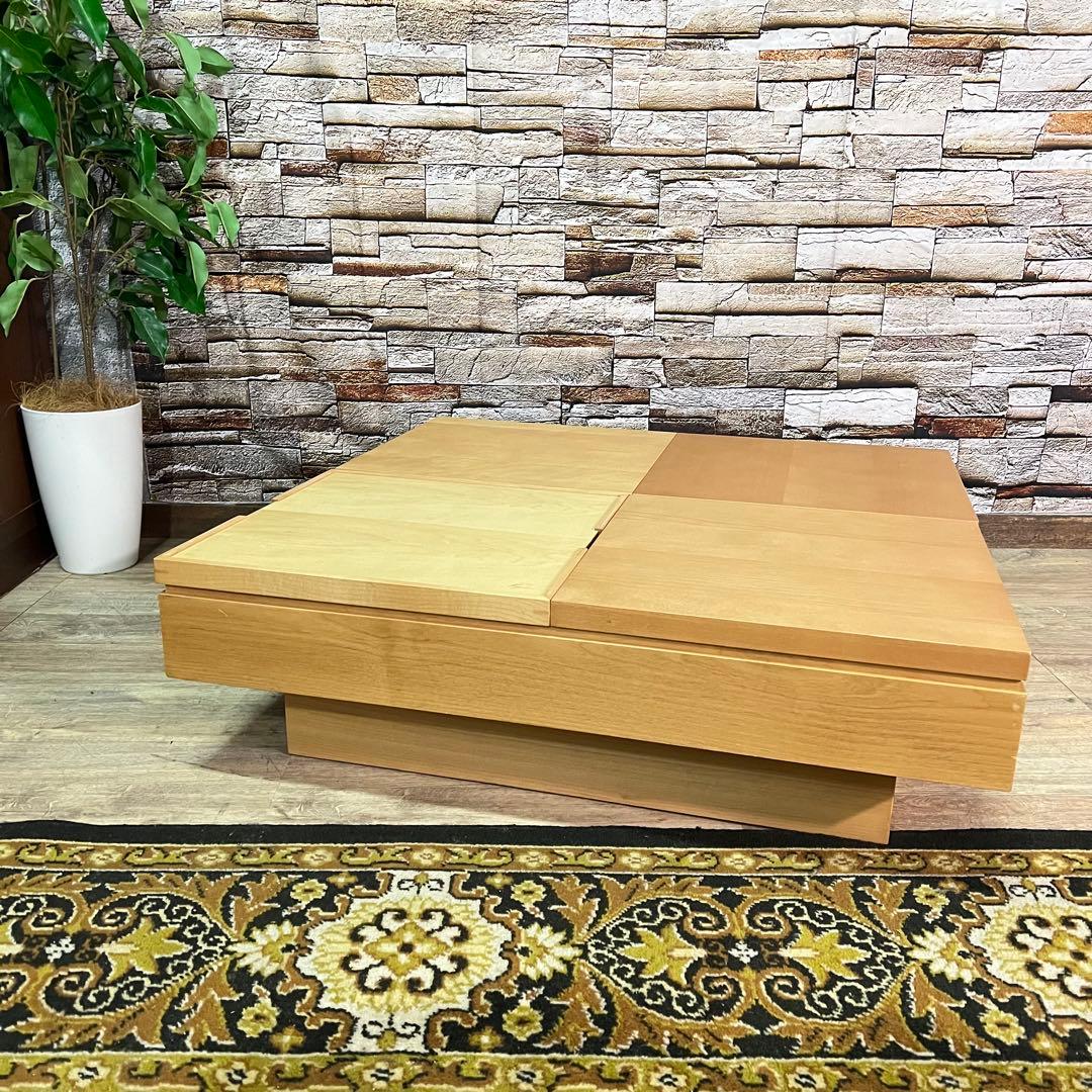 ꧁日進木工꧂妙 （Tae）シリーズ スクエアテーブル センター リビング ロー