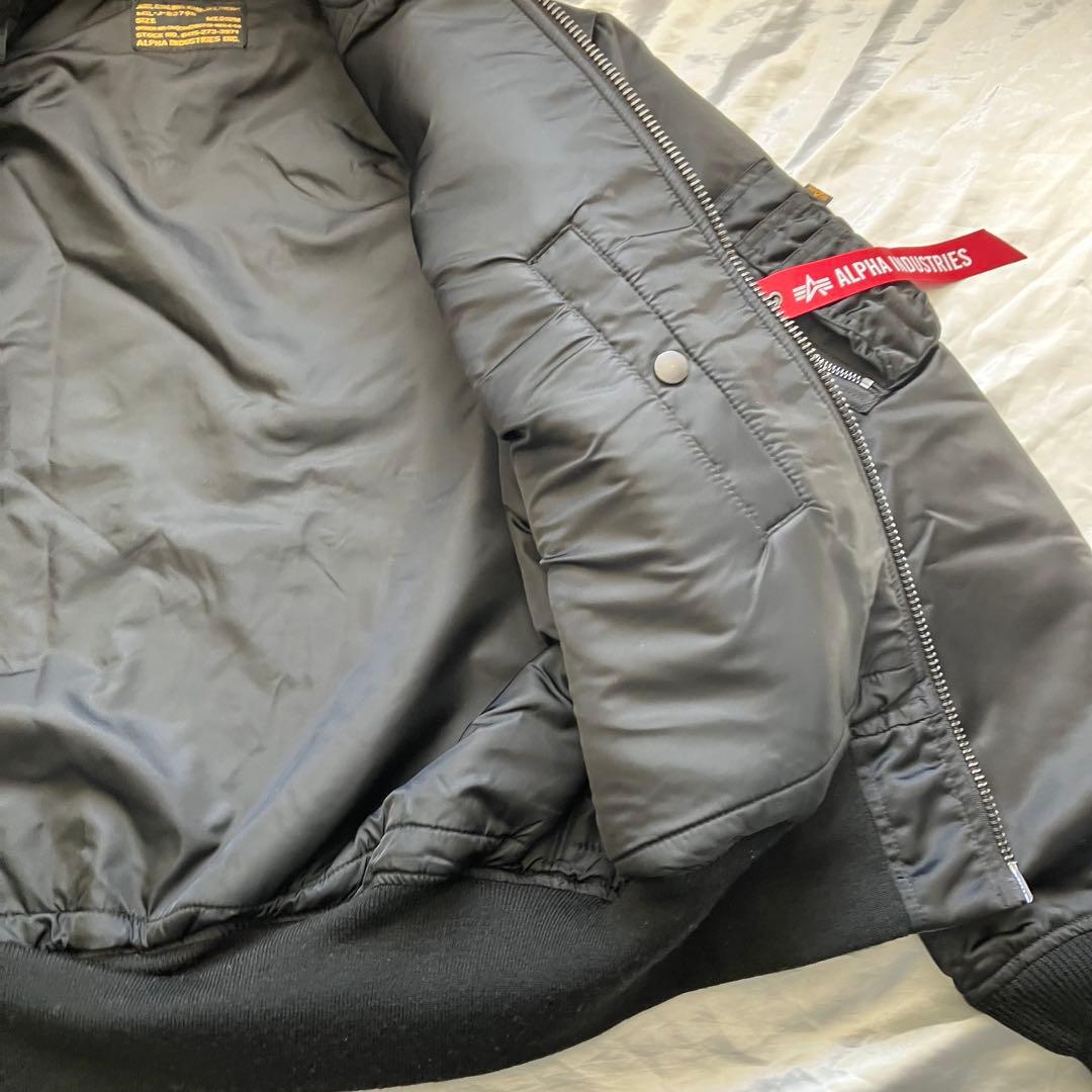 美品　アルファ　INDUSTRIES MA-1 フライトジャケット Mサイズ 黒