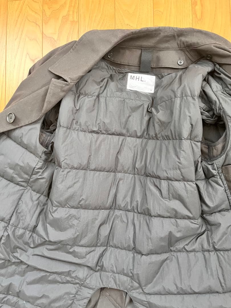 MHL. ステンカラーコート　ブラウン