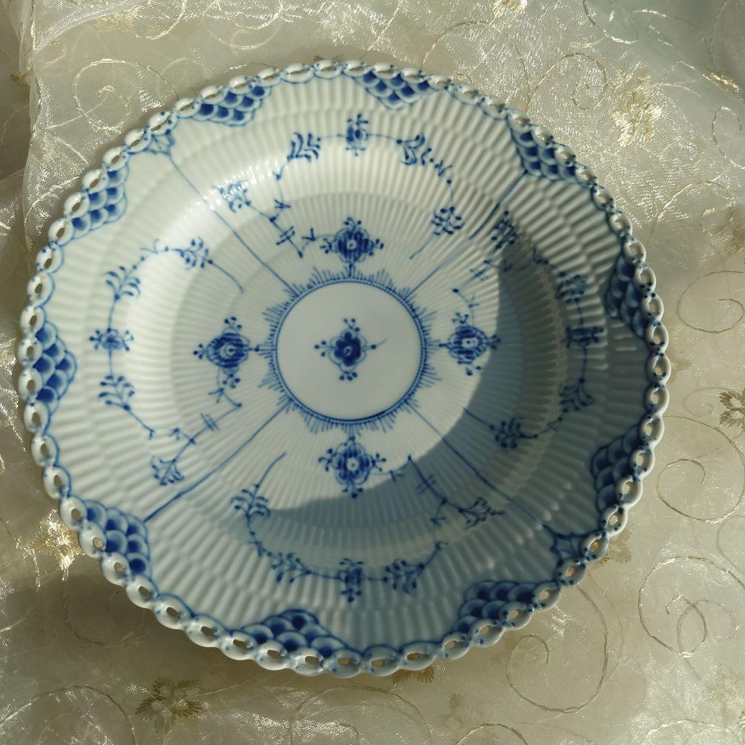 ロイヤルコペンハーゲンブルーフルテッド（ディーププレート）フルレース