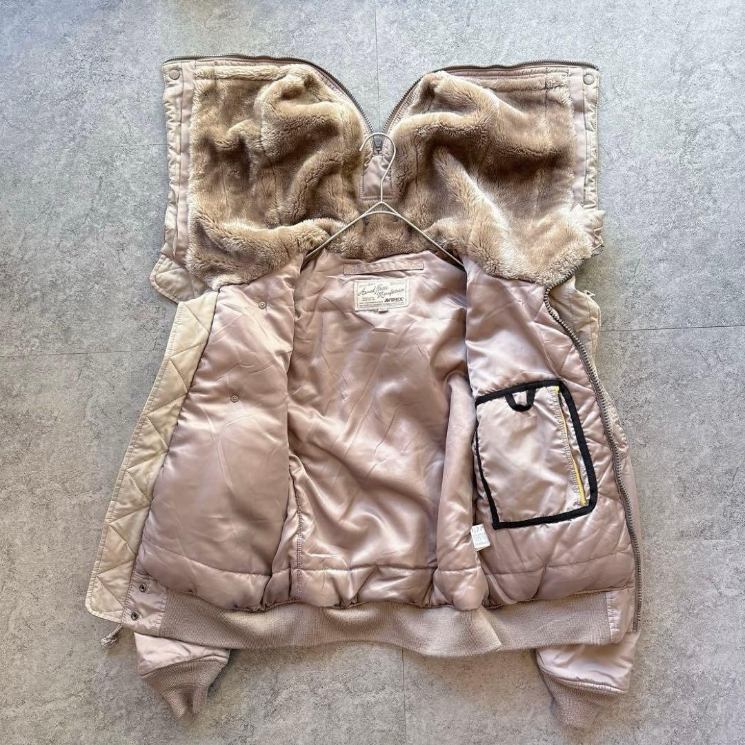 ジャケット・アウター AVIREX B-15 Bomber Jacket Black Knights