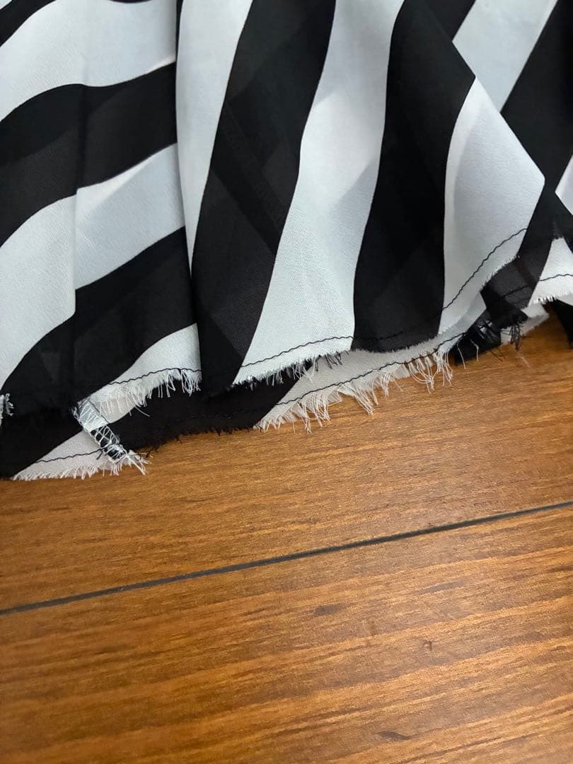 人気！ジュンヤワタナベ！コムデギャルソン。ストライプ フレアスカート　サイズS