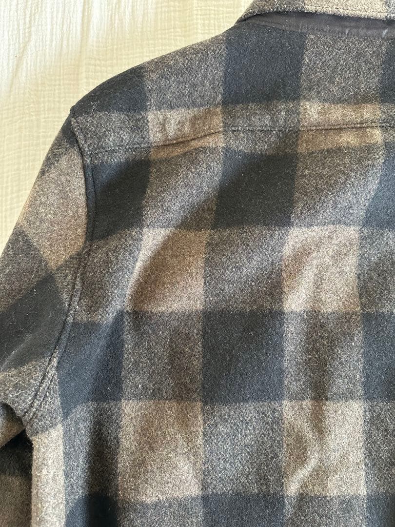 ジャケット・アウター KAJA WOOL BUFFALO CHECK CPO JACKET