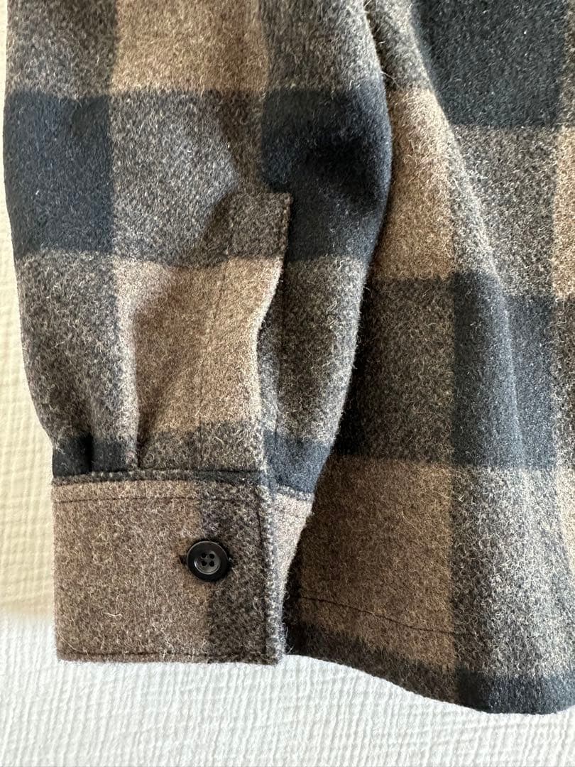 ジャケット・アウター KAJA WOOL BUFFALO CHECK CPO JACKET