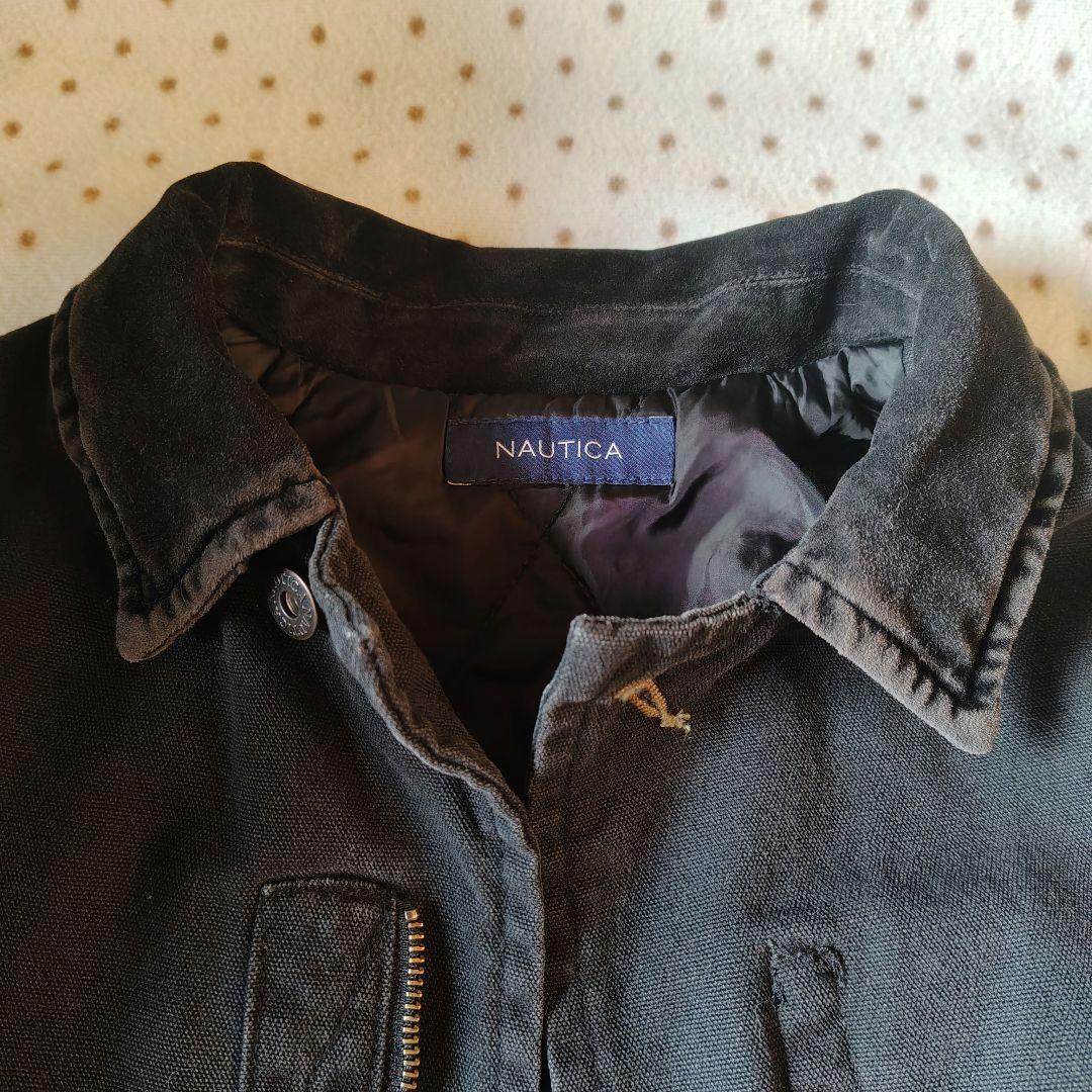 NAUTICA 中綿クラッシュド ダックブルゾン
