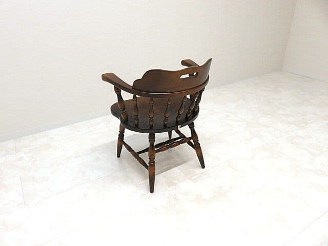 飛騨産業/キツツキ　「穂高」楢無垢材ウィンザーチェア　　　　アームチェア