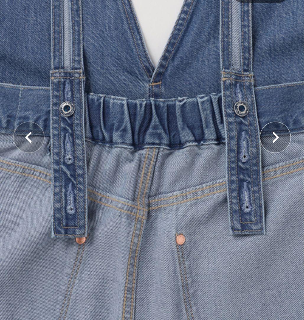 【未使用タグ付き】デニムサロペット