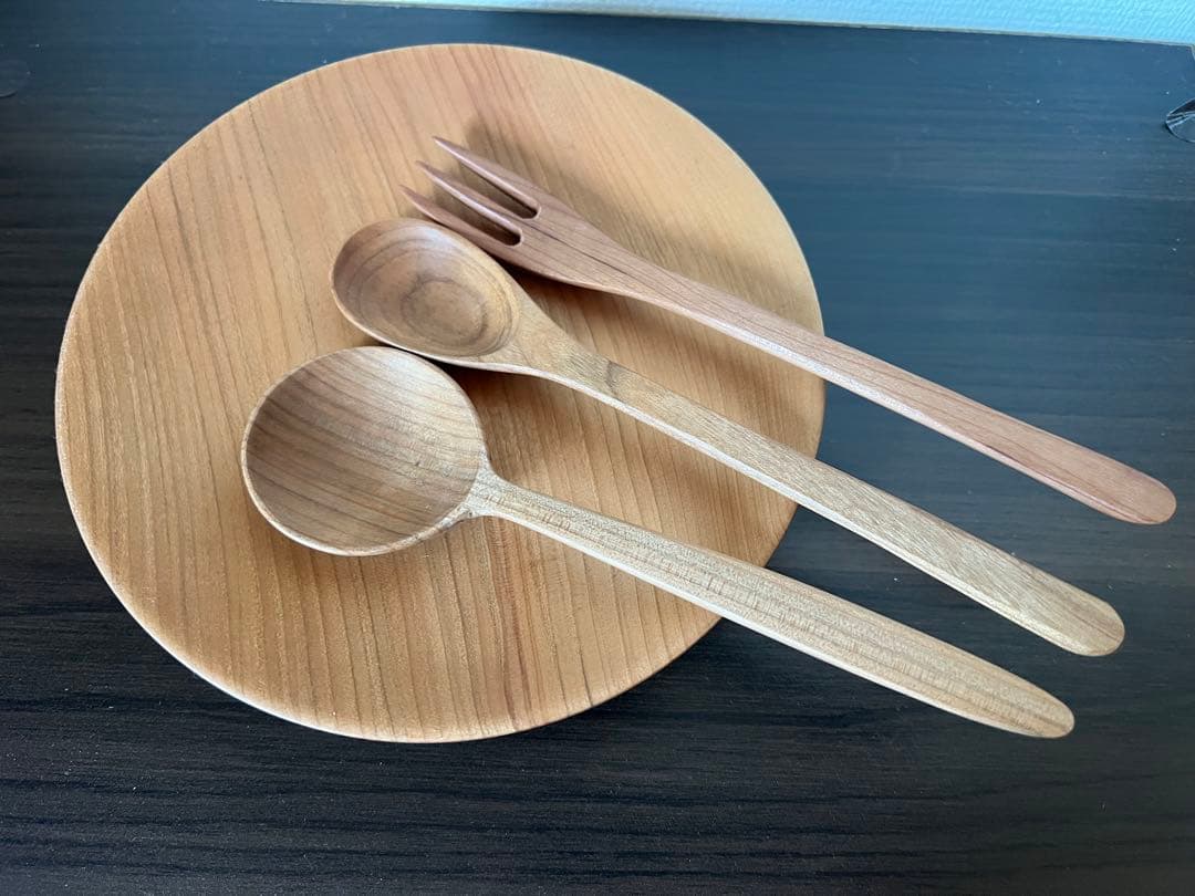 三谷龍二　木製 スプーン &フォーク　セット