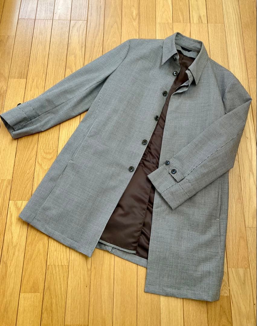 極美品　ダーバン　メンズ　ステンカラーコート　ロングコート　インナー脱着可　Ｍ