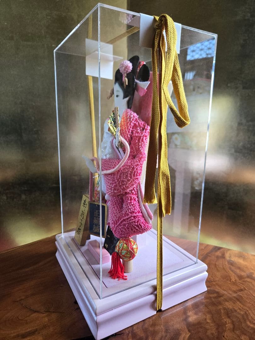 【展示品限り】正月飾り　羽子板　ケース飾り　※閉店セール　H12