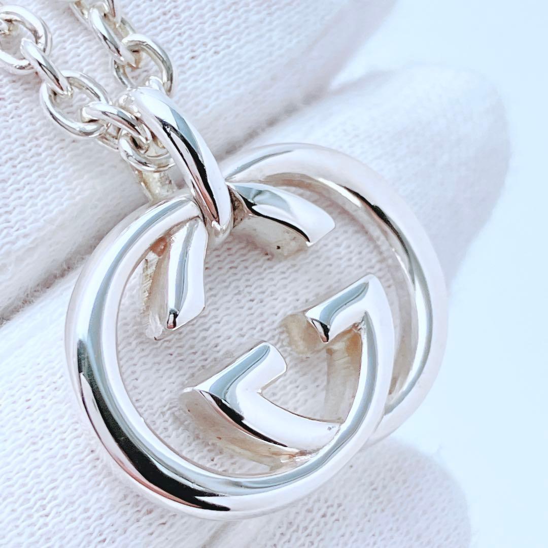 極美品 グッチ GUCCI 925 ネックレス シルバー チェーン Y710