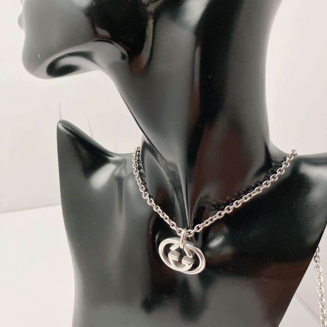 極美品 グッチ GUCCI 925 ネックレス シルバー チェーン Y710
