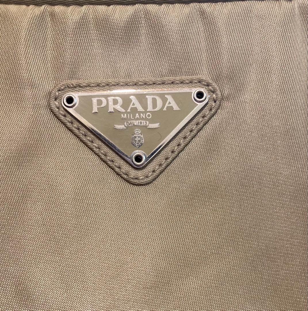 【未使用】プラダ ナイロントートバッグ　ベージュ
