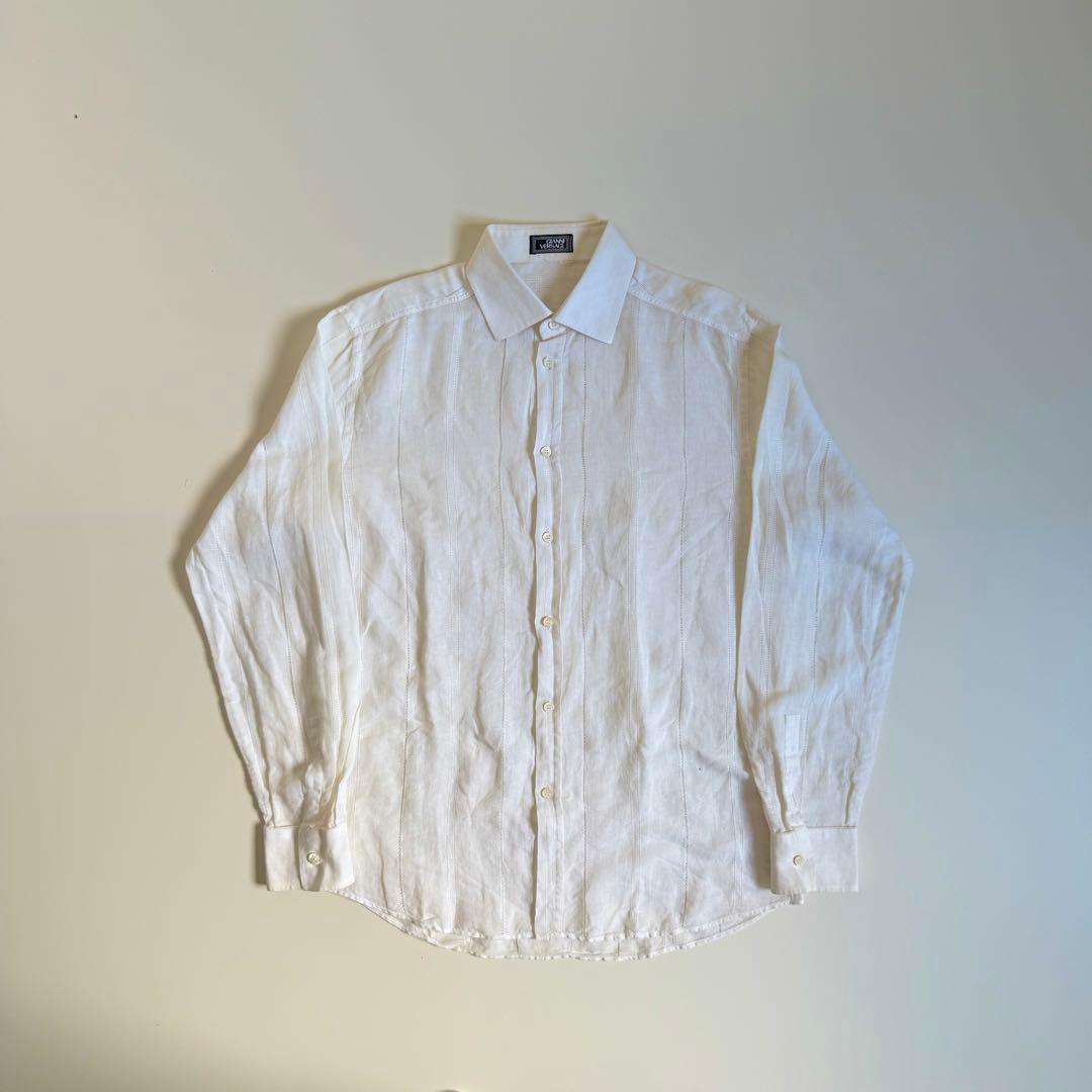 【GIANNI VERSACE】1990s Refined L/S Shirt