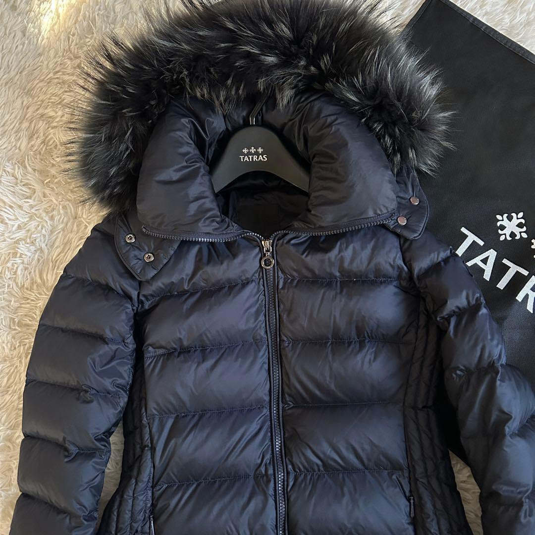 【極美品】22AW タトラス SARMA ダウンコート ネイビー 濃紺 01 S