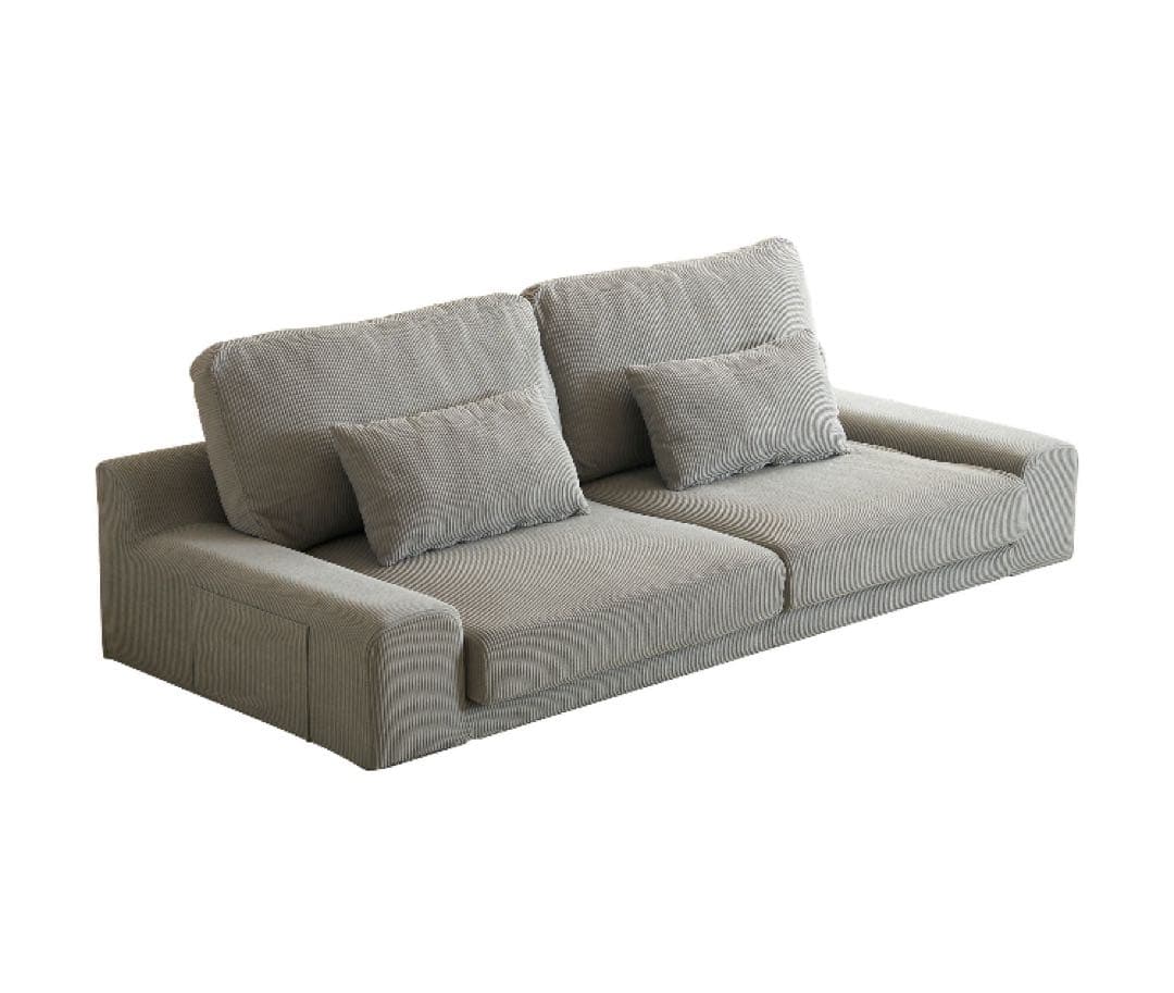 ソファ　ソファー　ローソファ　フロアソファ　リビングソファ　ソファベッド　グレー