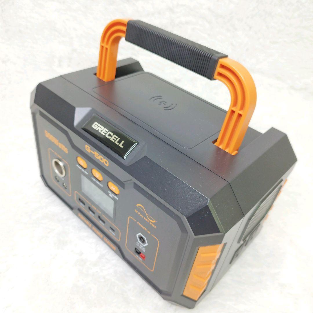 GRECELL ポータブル電源 500w G-500 専用キャリーバッグ付き