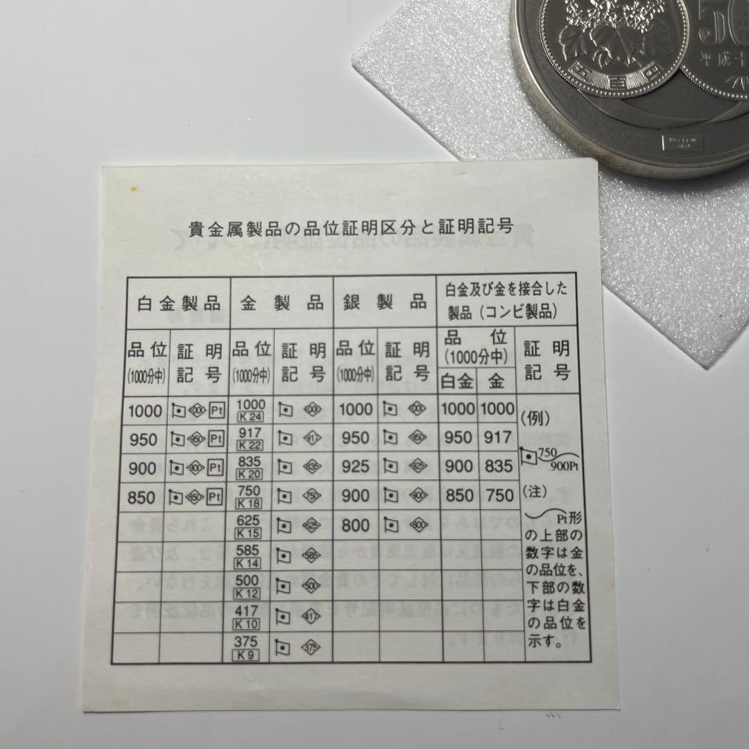 新500円貨幣発行記念メダル