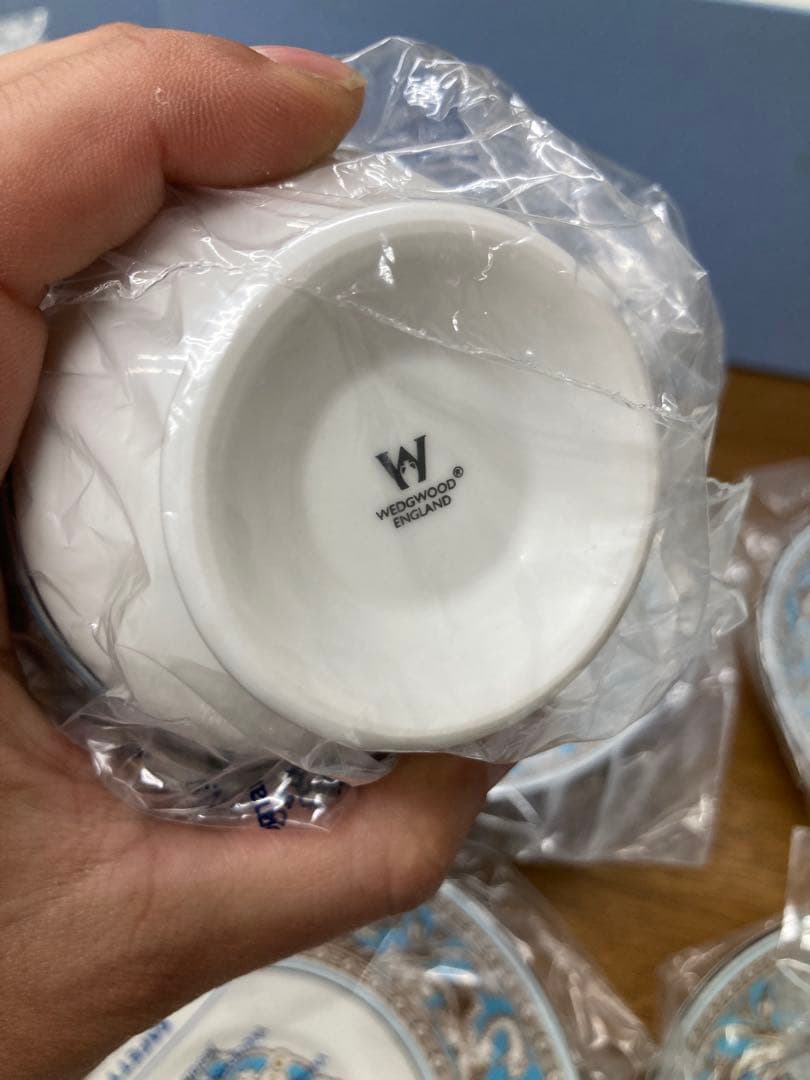 ウェッジウッド　フロレンティーン　ターコイズ　箱入セット