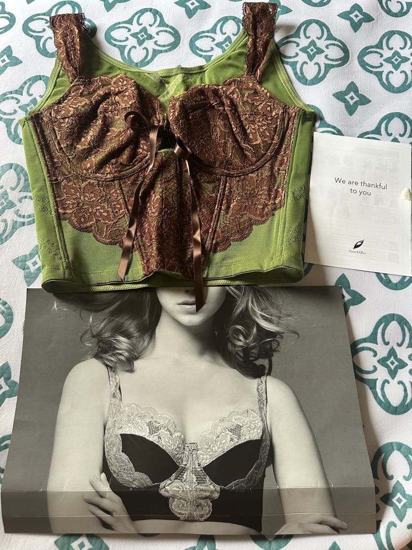 グラントイーワンズ LaLa grant ニッパービスチェ オリーブ 80E