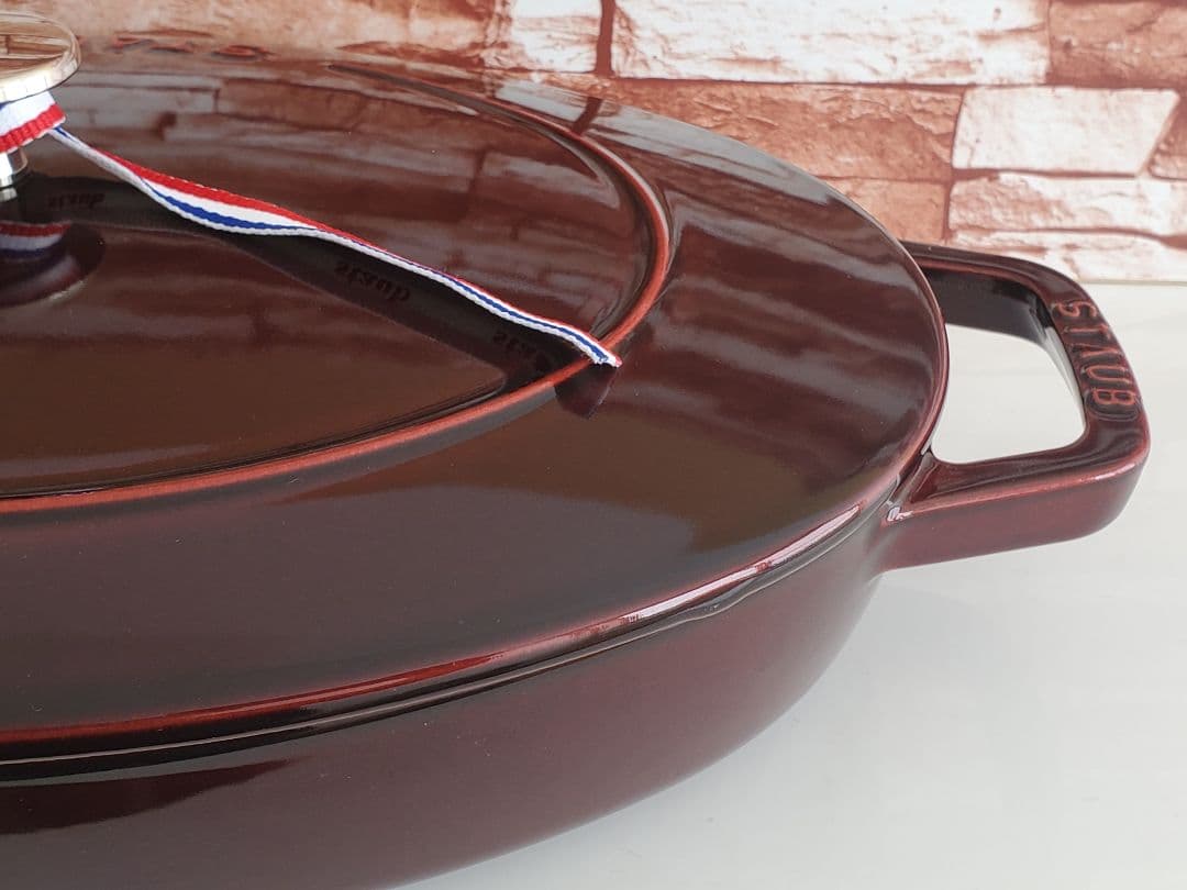 【極美品/週末価格】staub オーバル ホットプレート 33cm大型