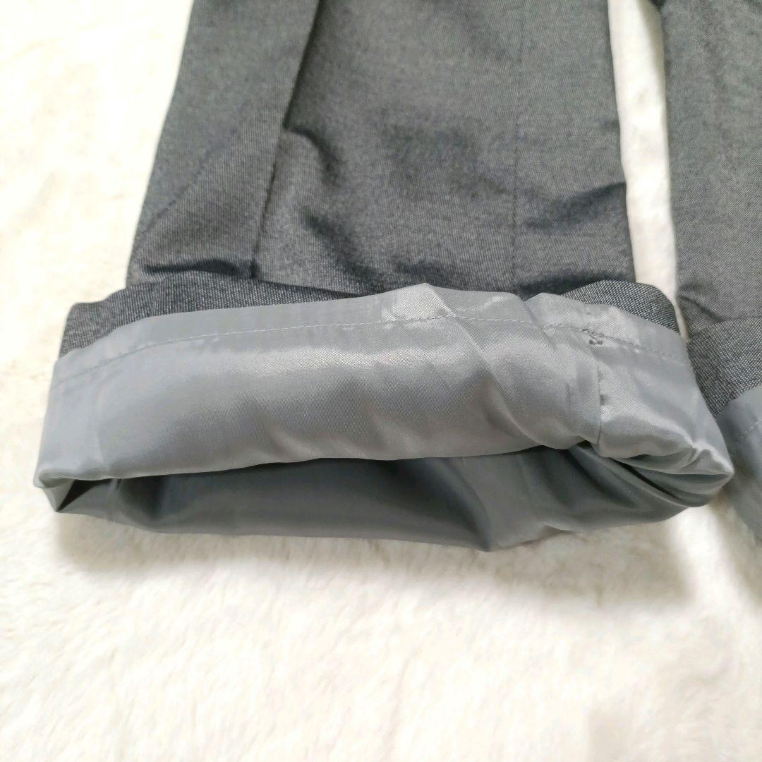 【22OCTOBRE】 セットアップ パンツスーツ　グレー　光沢　【超美品】