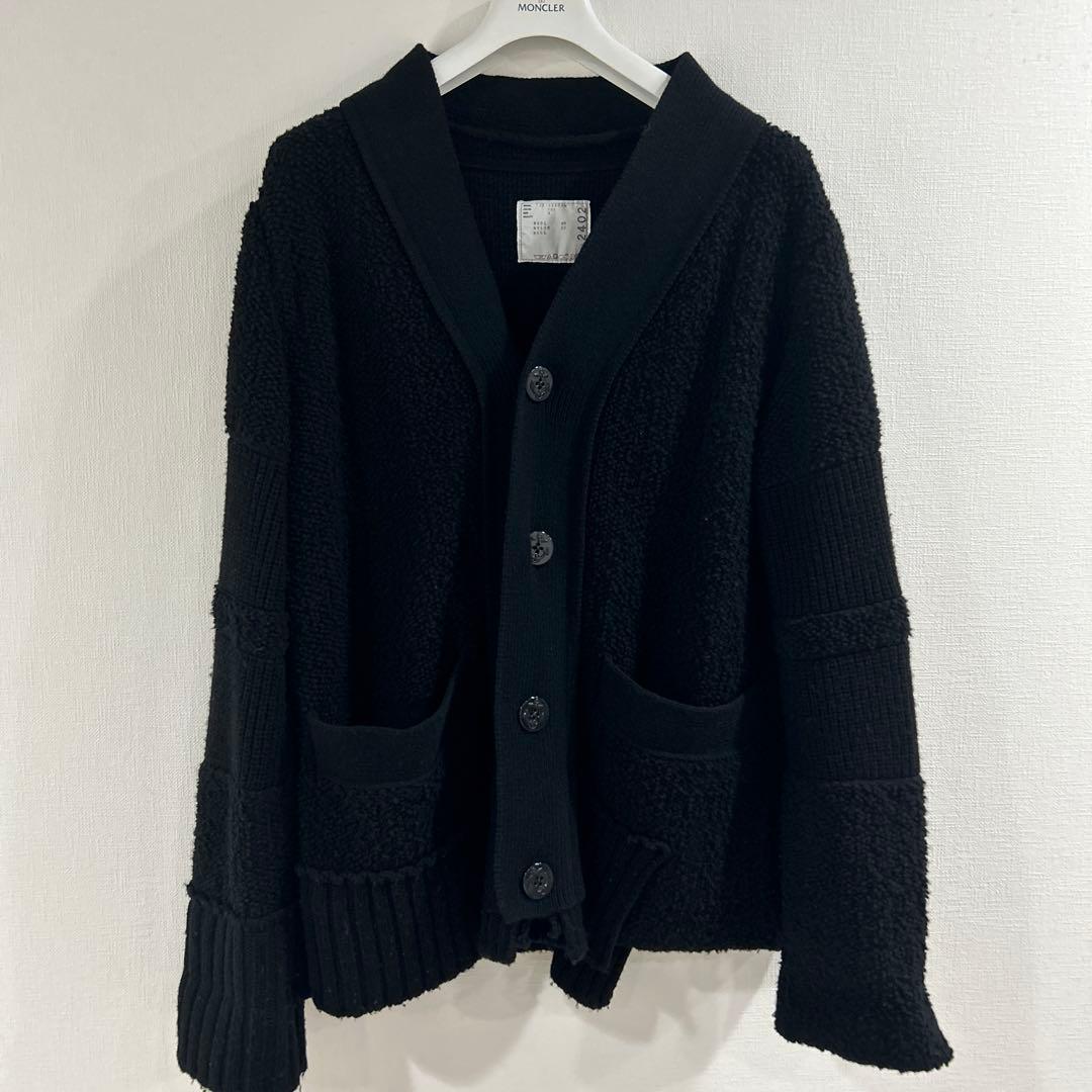 Sacai サカイ 20AW ニットカーディガン サイズ3