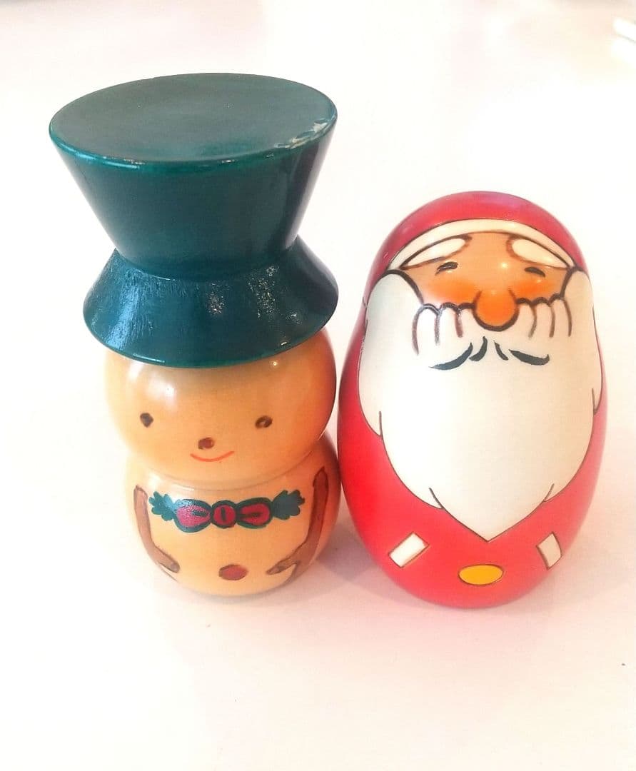 最終価格 うさぶろうこけし 卯三郎こけし クリスマス サンタクロース 希少