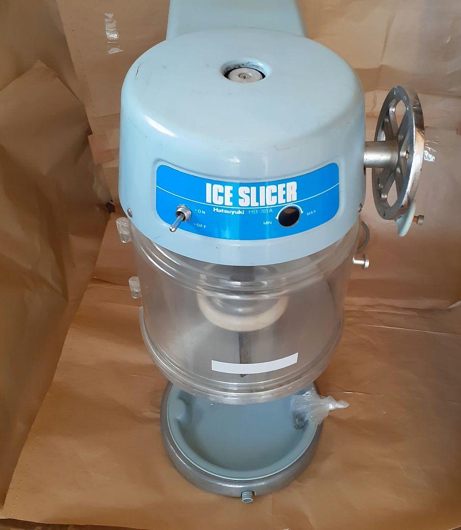 HB-201A Hatsuyuki ブロック アイススライサー 業務用 かき氷機