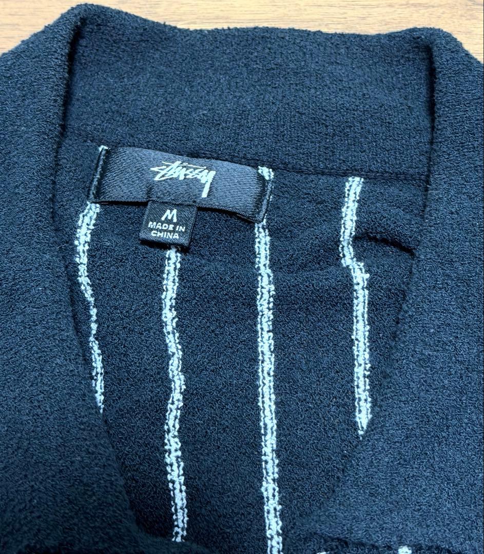 STUSSY Light Weight Ls Zip Polo Mサイズ