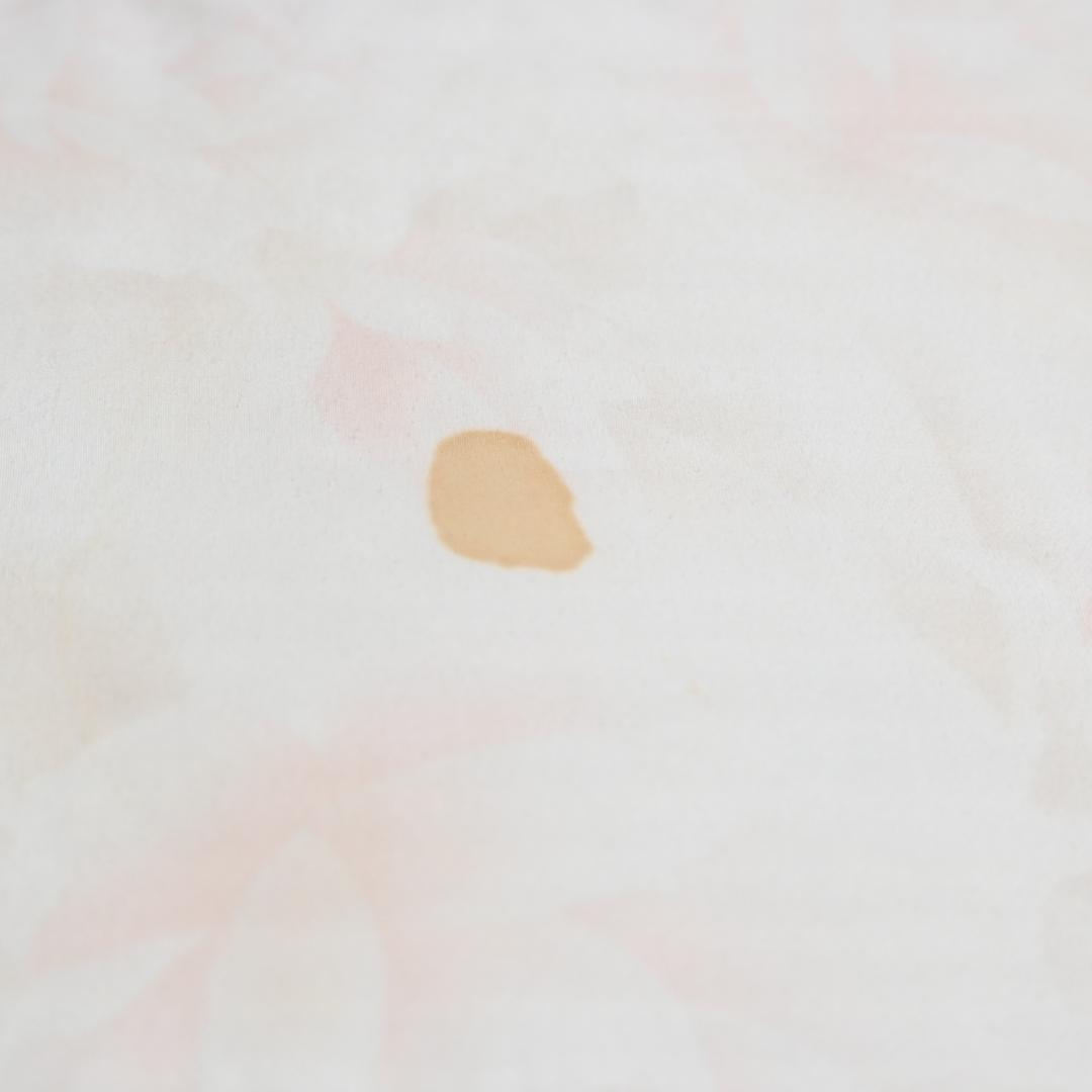 丸八真綿 羽毛掛ふとん シングル【シミ有】