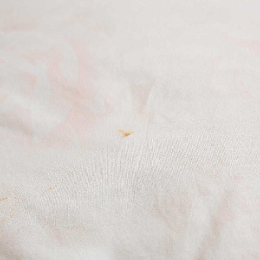 丸八真綿 羽毛掛ふとん シングル【シミ有】