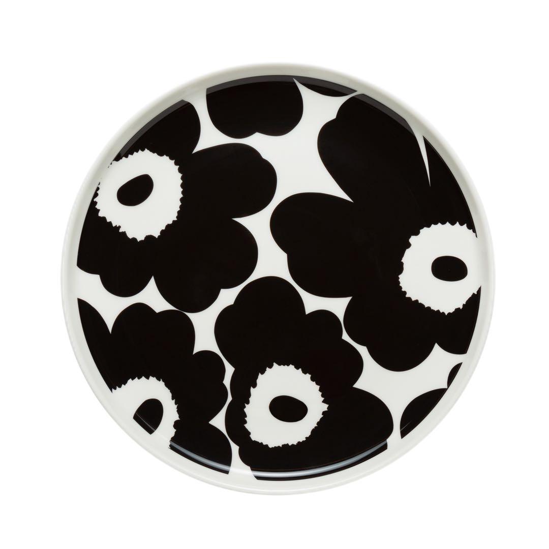 marimekko マリメッコ　モノトーンプレート×マグカップ×ラテマグセット