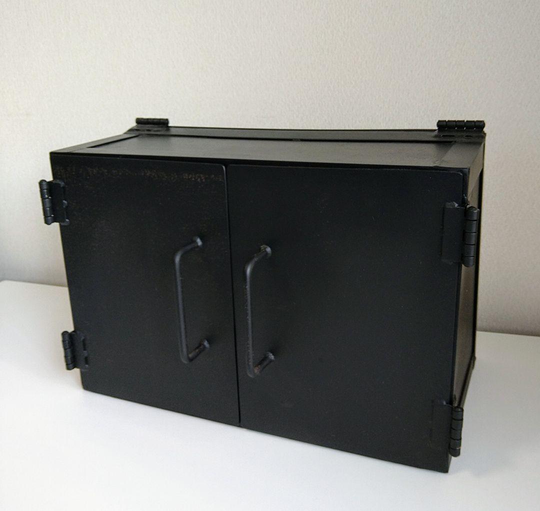 【一品物】男前カフェ風メッシュショーケース ワインセラー　アイアン収納ラック。