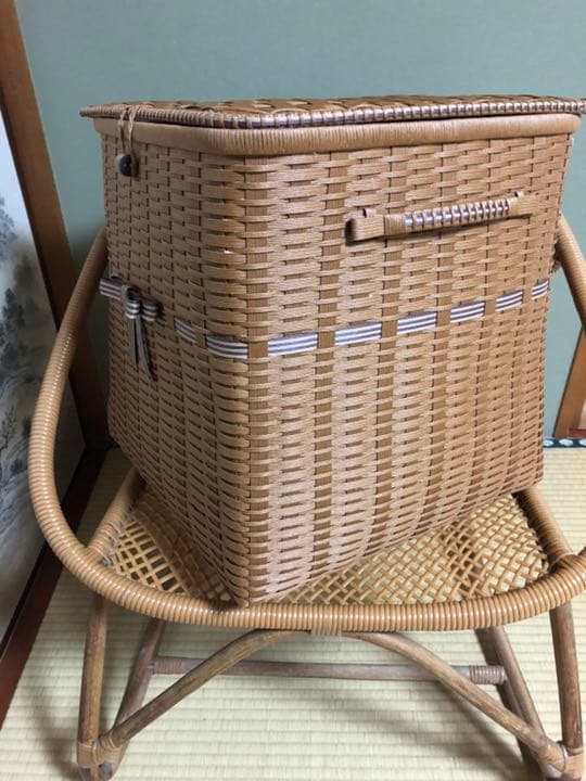 ぽぽくま様　オーダーカゴ完成品