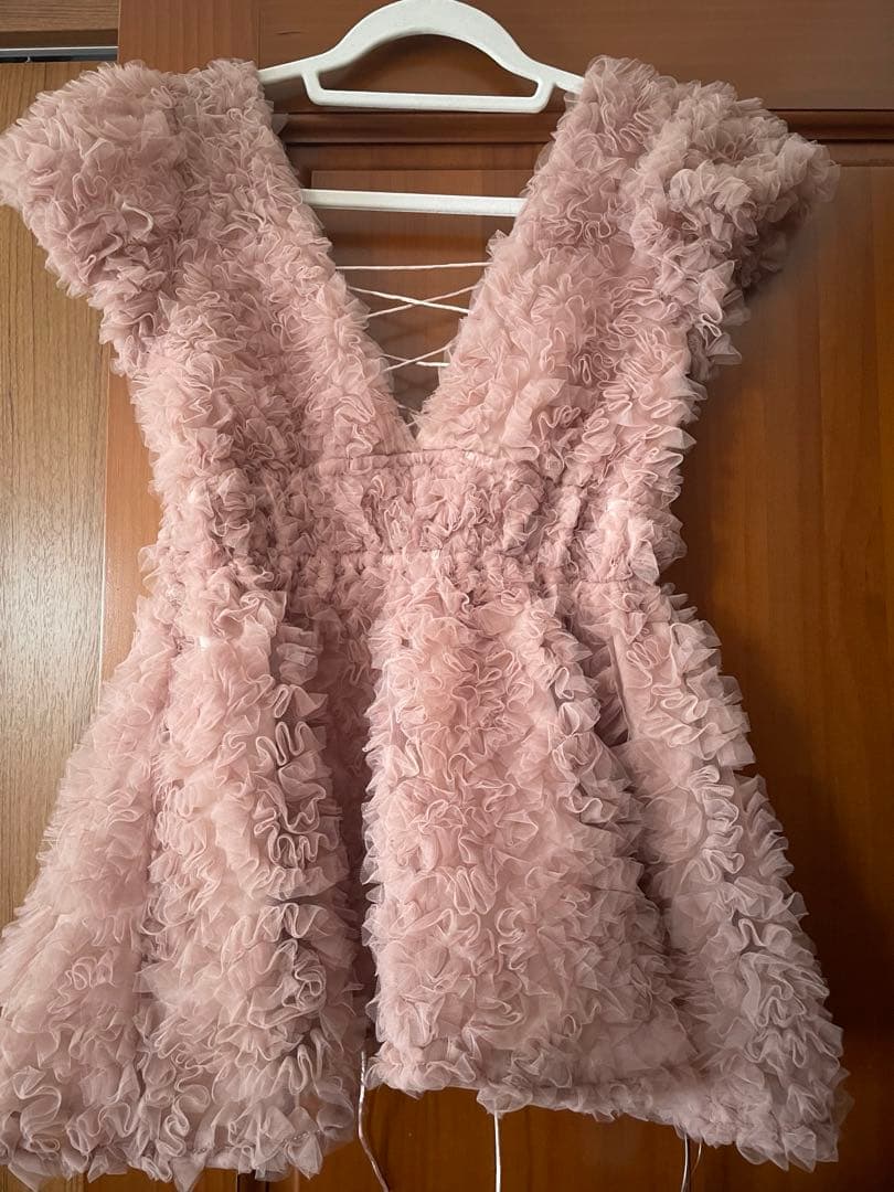 polaura ポローラ フラワーペプラムチュニック ピンク