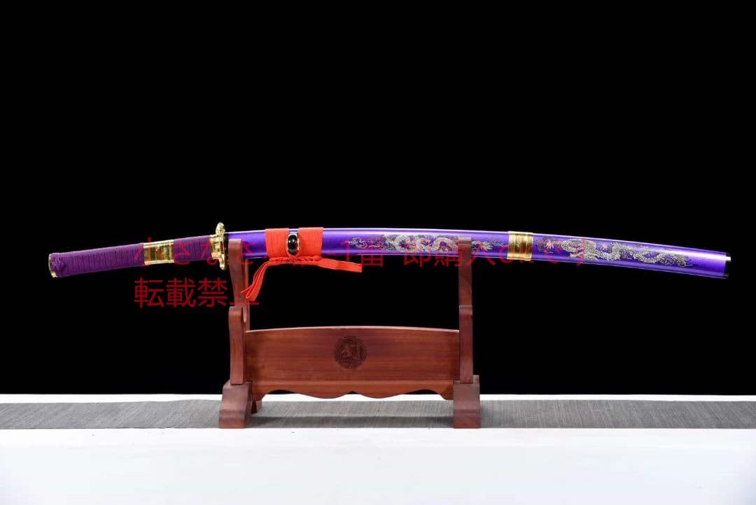 『紫閻魔』武具　刀装具　日本刀　模造刀 居合刀