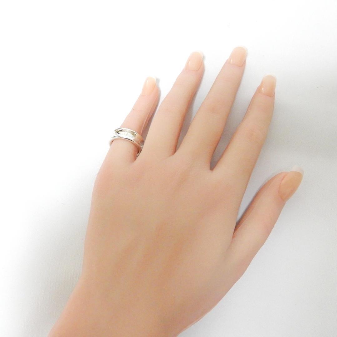 TIFFANY ティファニー　ナロー リング　7号　1837　シルバー　A12