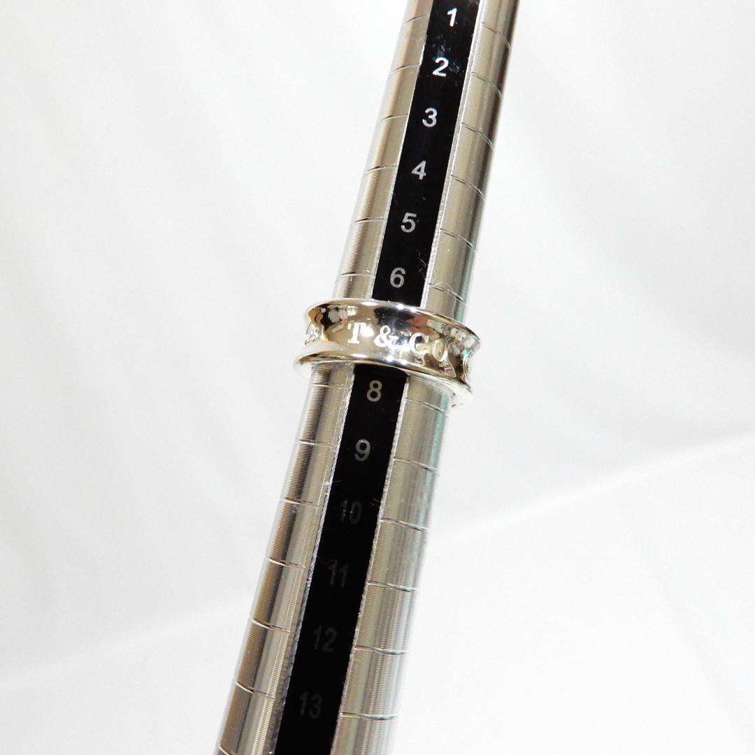 TIFFANY ティファニー　ナロー リング　7号　1837　シルバー　A12
