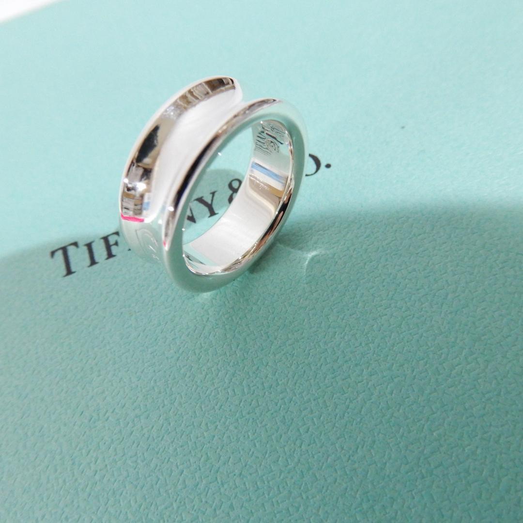 TIFFANY ティファニー　ナロー リング　7号　1837　シルバー　A12