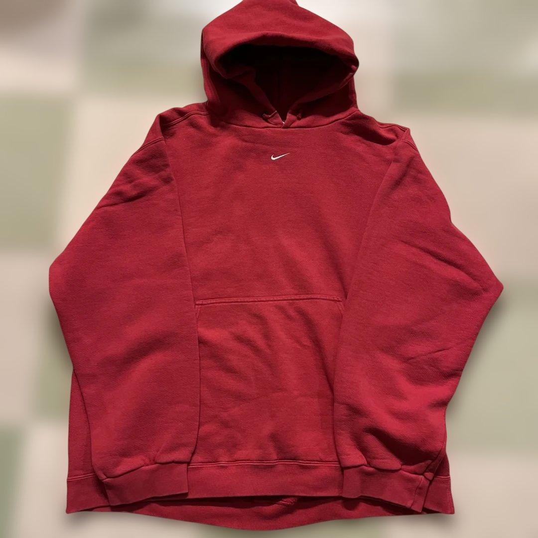 Nike 赤 スウェット　パーカー　usa製