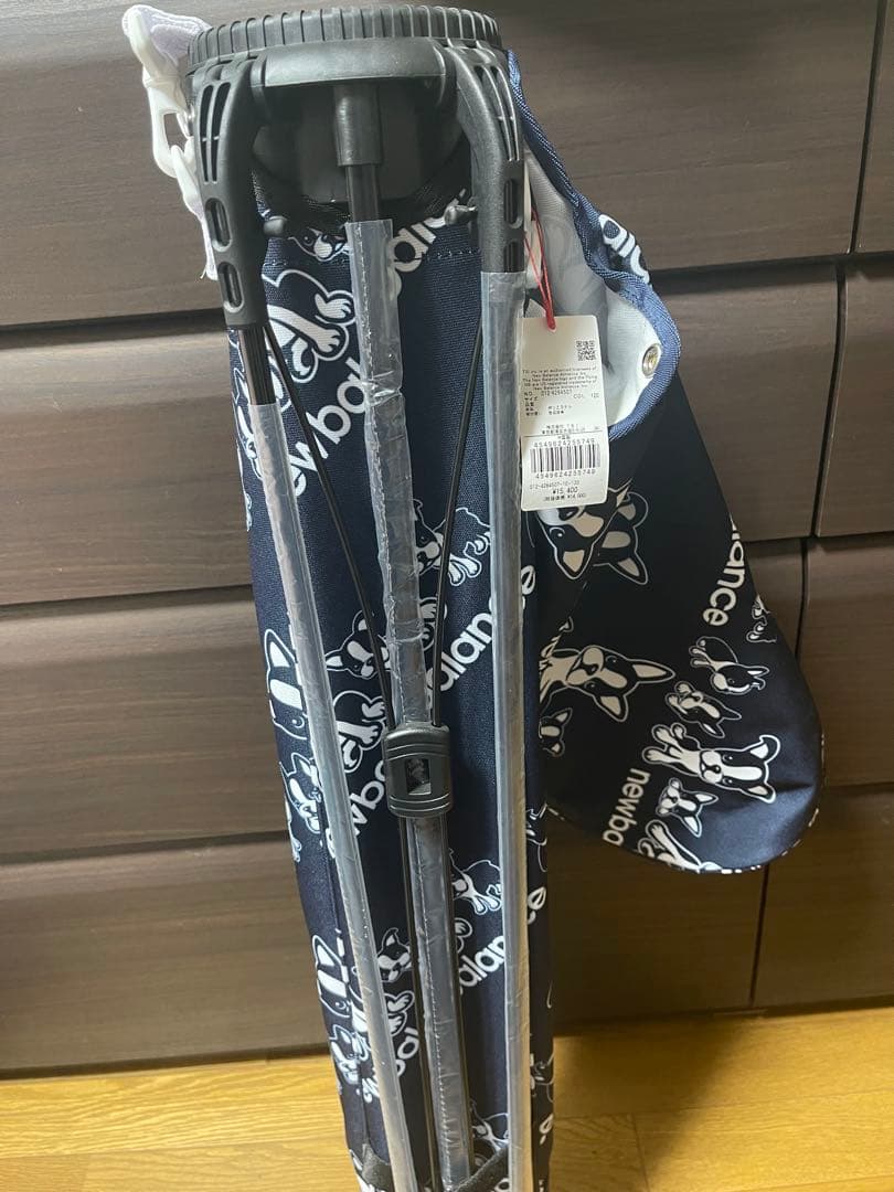 ニューバランスゴルフ セルフスタンド クラブケース ネイビー GOLF