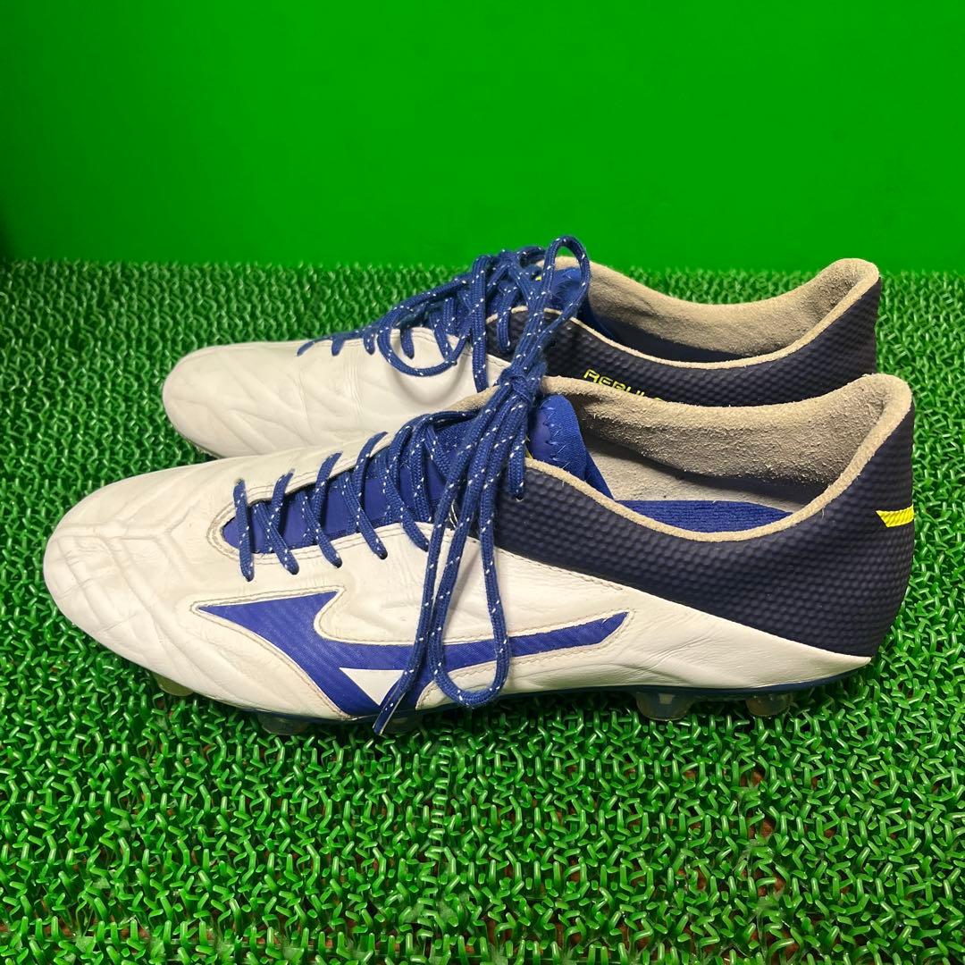 ミズノ サッカースパイク レビュラ2 V1(ホワイト×ブルー)