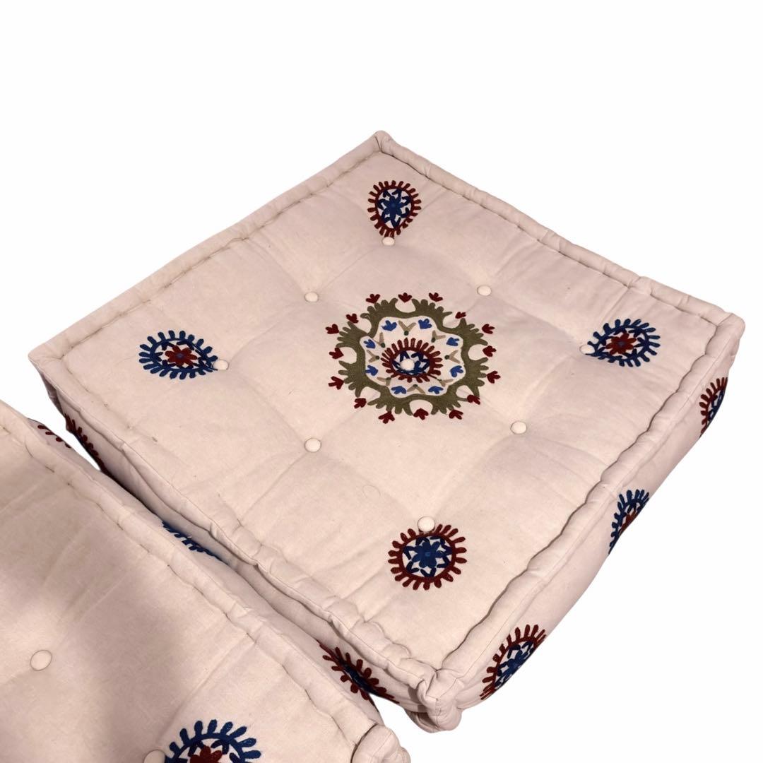 【美品】アデペシュ ブロックマルチソファ 2人掛け