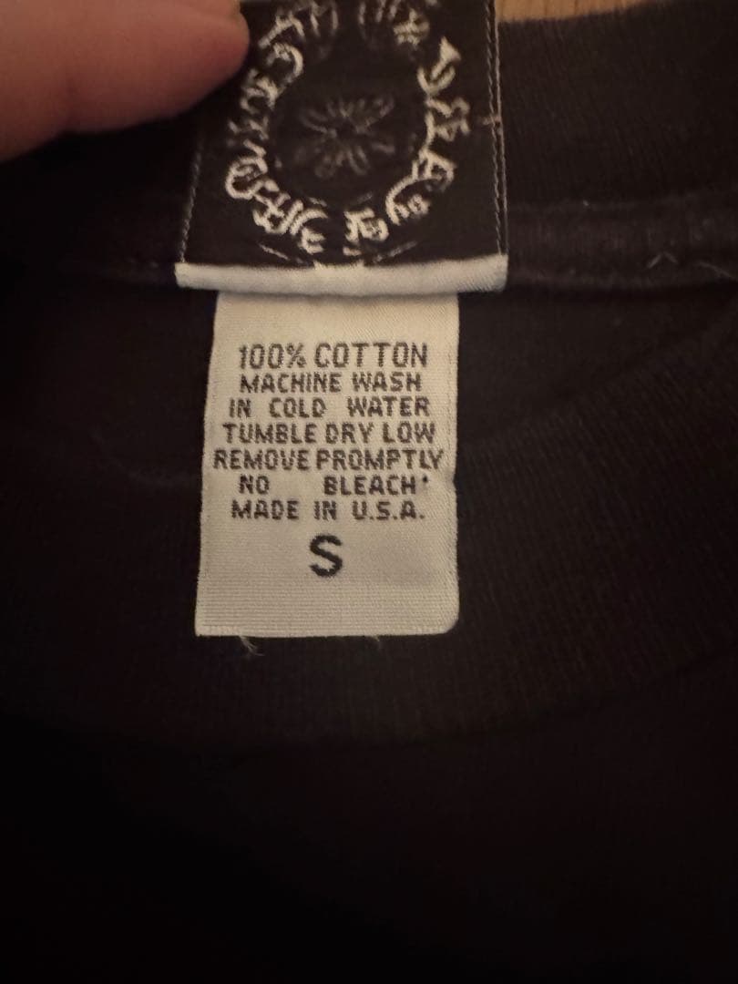 クロムハーツ ラスベガス 限定 ホースシュー フローラルクロス 長袖 Tシャツ