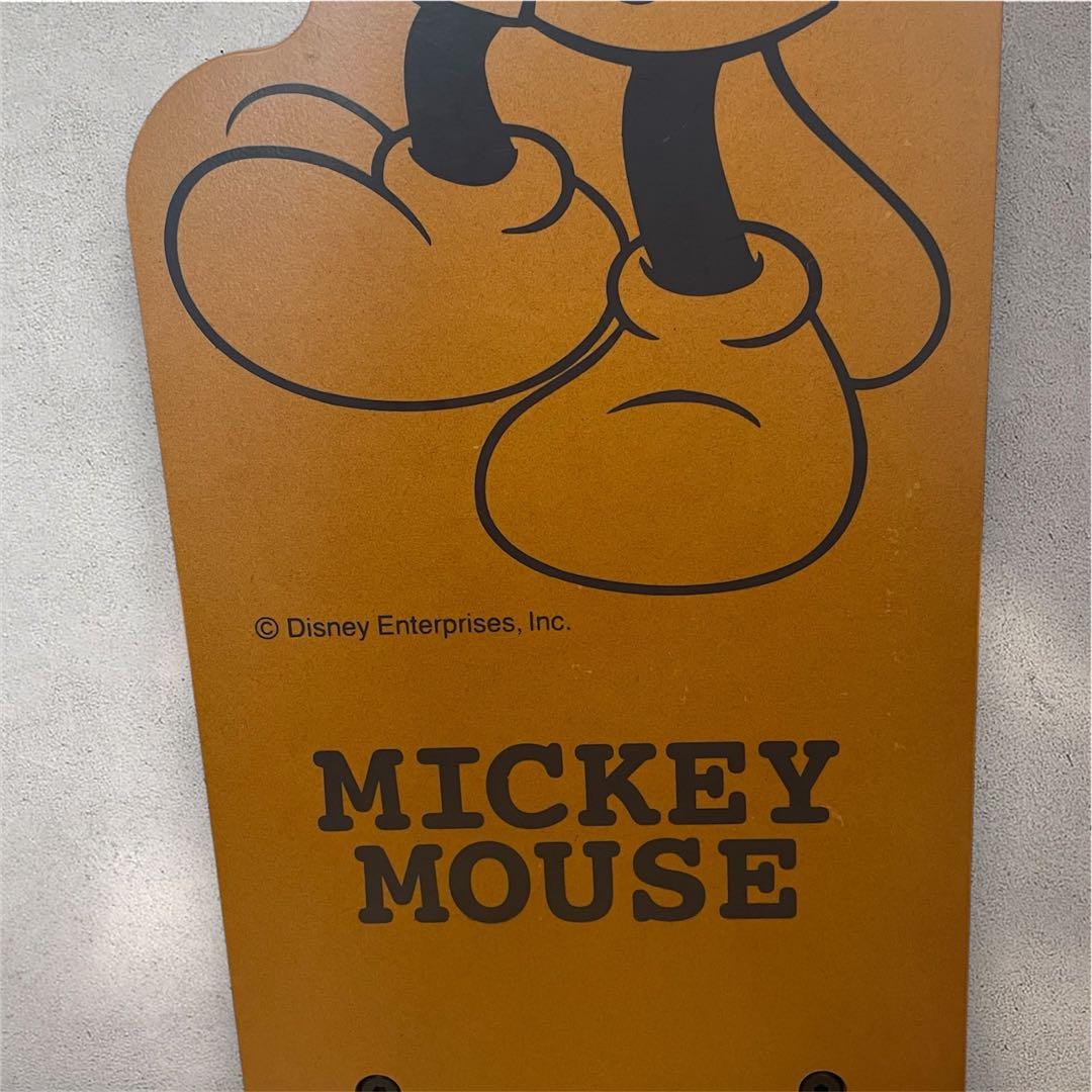 【希少】ディズニー　ミッキーマウス スリッパラック 木製　収納棚　玄関　レトロ