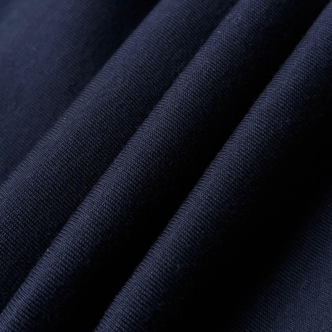 福山屋 福山雅治 Vネックカーディガン 無地 ネイビー 貝ボタン Lサイズ