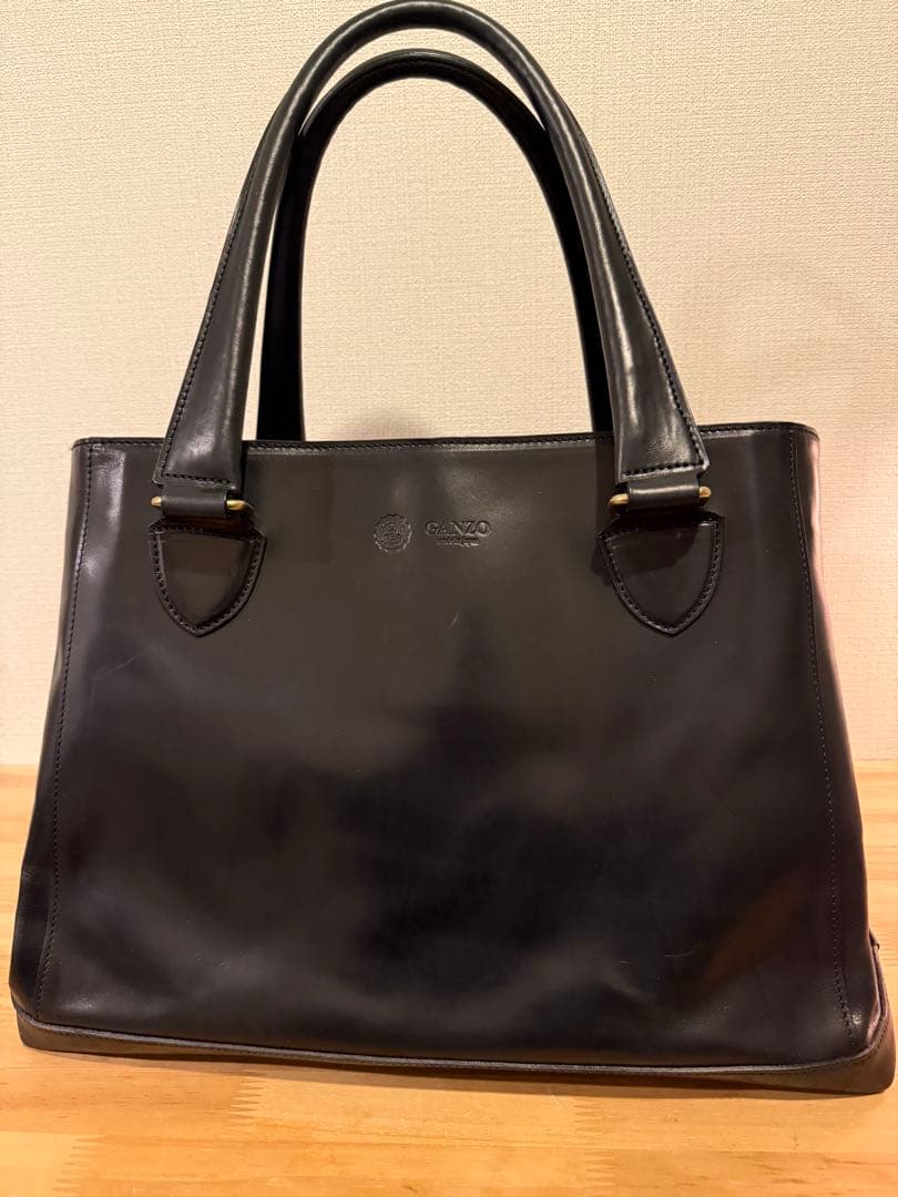 GANZO GUD オープントートバッグ　ブラック