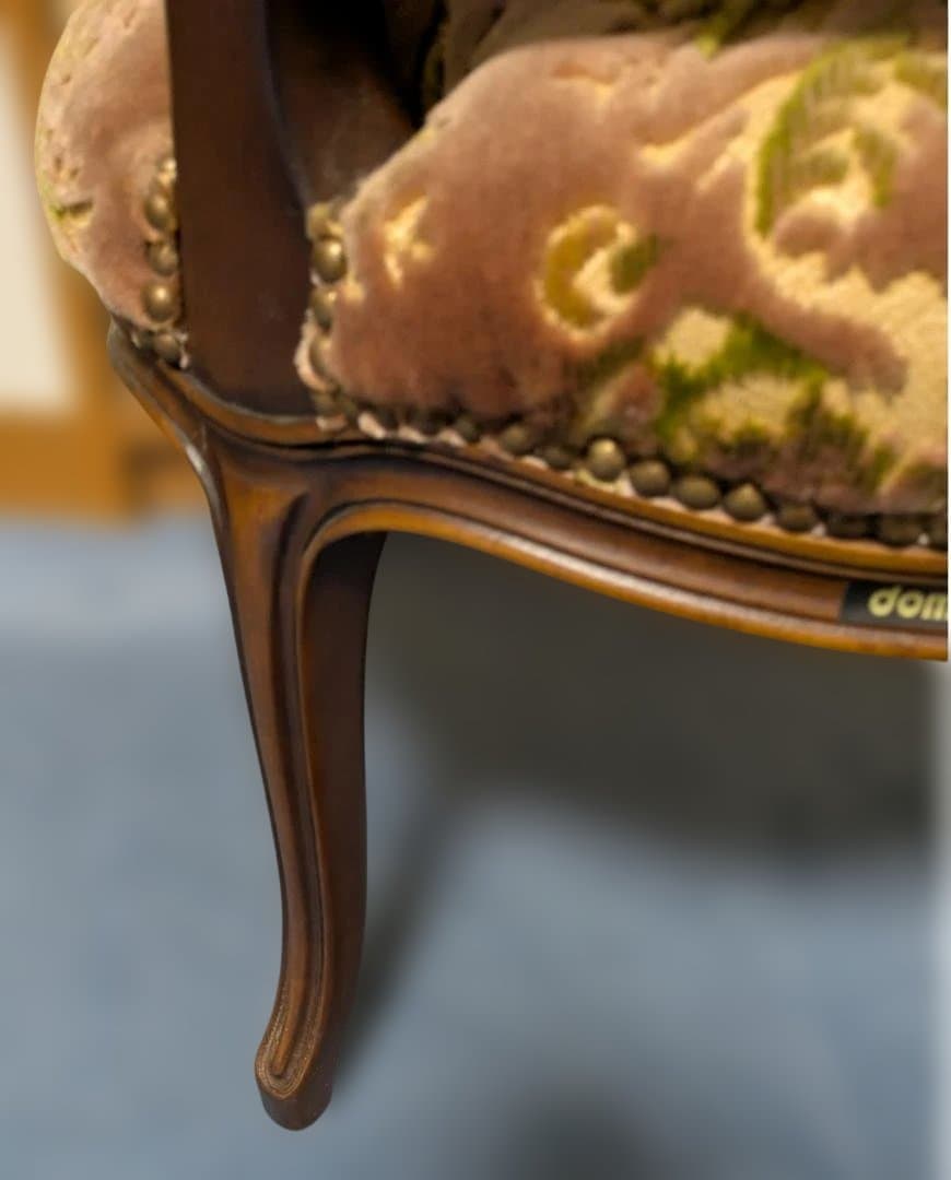 カリモク　ドマーニ　domani　金華山　ルイ15世　鋲打ち　ダイニングチェア③