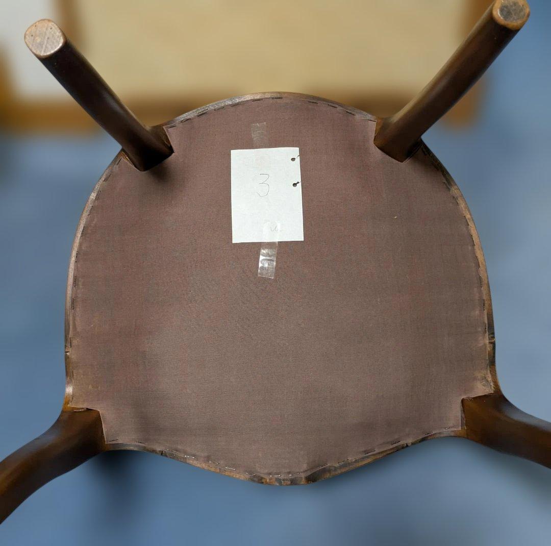 カリモク　ドマーニ　domani　金華山　ルイ15世　鋲打ち　ダイニングチェア③